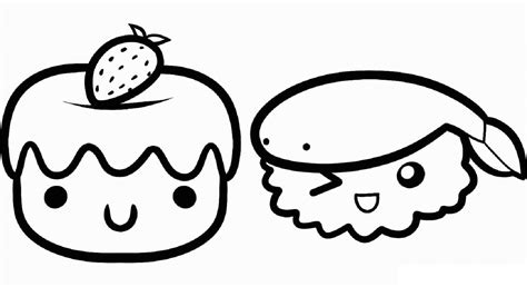 cute food coloring pages cupcakes cute coloring pages kawaii