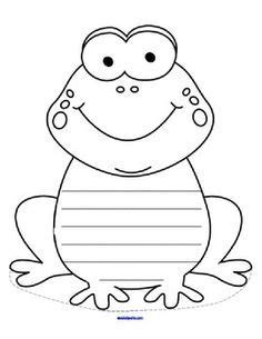 frog printable template google search frog crafts coloring books