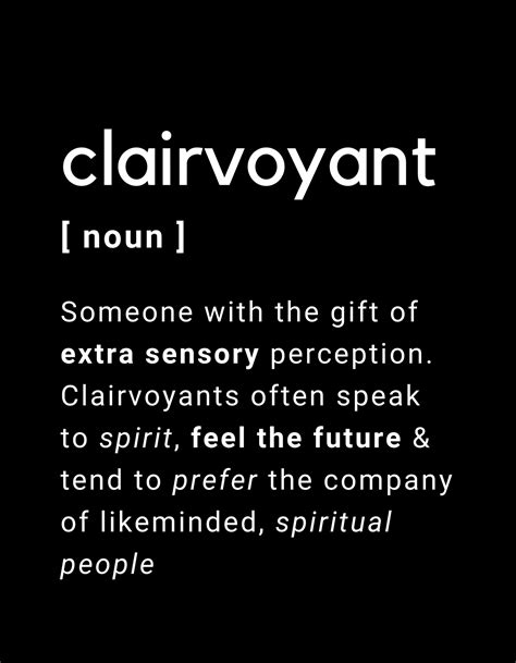 What Is A Clairvoyant Famous Mediums