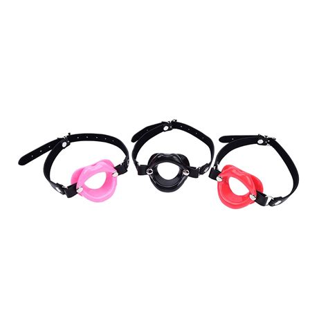 erotic toy oral sex mouth gag sexy lips rubber mouth gag open fixation