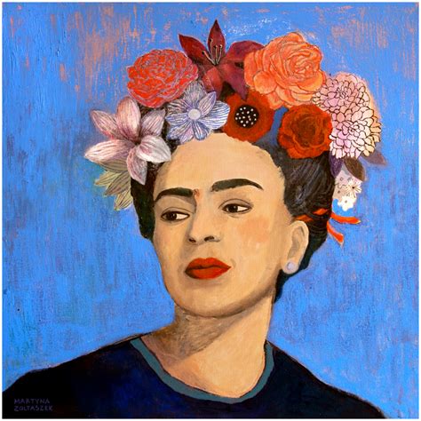 Burn It Blue Frida Kahlo Print Neon Tiger Design