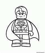 Lego Coloring Batman Superman Vs Pages Printable Print Color sketch template