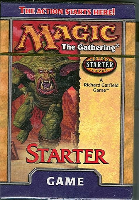 magic  gathering starter   player starter deck da card world