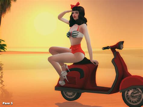 Pin Up Beach Pose Pack The Sims 4 Catalog