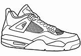 Air Jordans Coloring Cartoon Pages Template sketch template