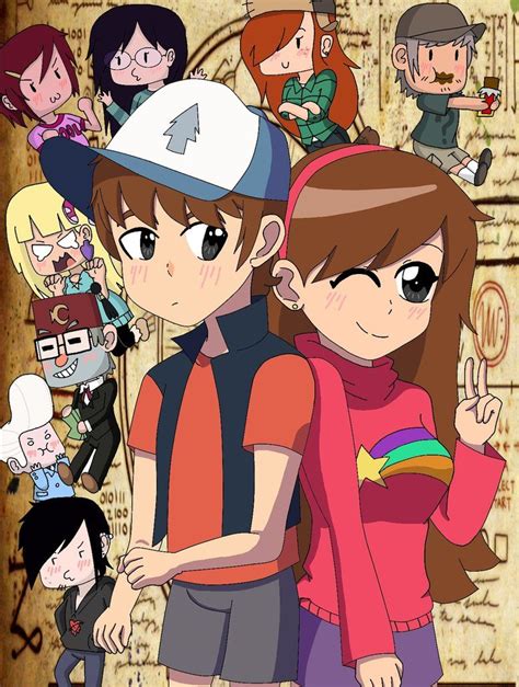 Gravity Falls Anime Over At Gravity Falls By
