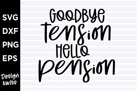 goodbye tension  pension graphic  designtwits creative fabrica
