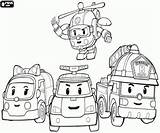 Poli Robocar Nypd Robo Roy Protagonistas Polly Oncoloring Stampare Protagonists Protagonisti Supercoloriage sketch template