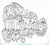 Brownies Doodle Brownie Girl Guides Scout Activities Toadstool Coloring Colouring Badges Owl Scouts Pages Guide Girlguiding Promise Craft Meetings Sparks sketch template