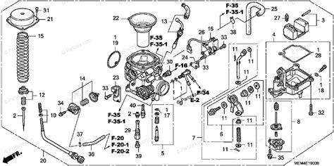 honda motorcycle  oem parts diagram  carburetor partzillacom