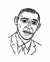Obama Coloring Pages Barack Michelle Printable Getcolorings Color Getdrawings Drawing sketch template