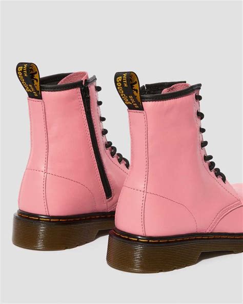 youth  leather lace  boots dr martens official