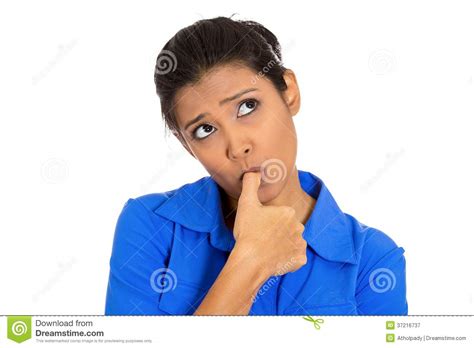woman sucking thumb stock image image of corporate business 37216737