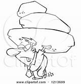 Heavy Burden Clipart Carrying Load Boulder Cartoon Exhausted Businessman Royalty Clip Carry Vector Toonaday Clipartpanda Boulders Clipground 2021 Ron Leishman sketch template