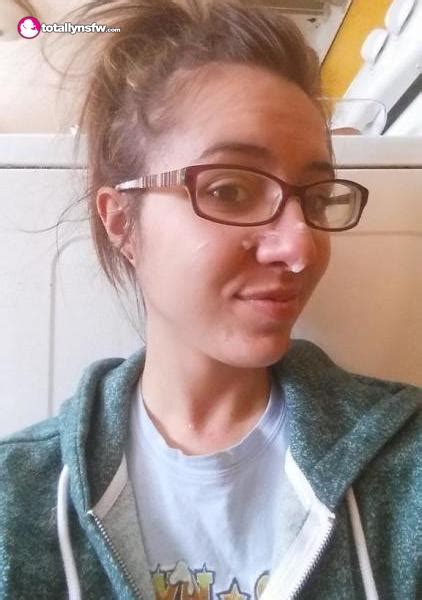 Chick Wearing Glasses With Cum On Face Cum Face