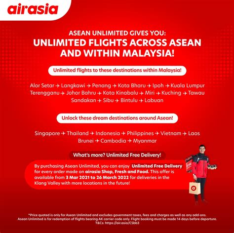 airasia offers unlimited flights  asean  rm soyacincau