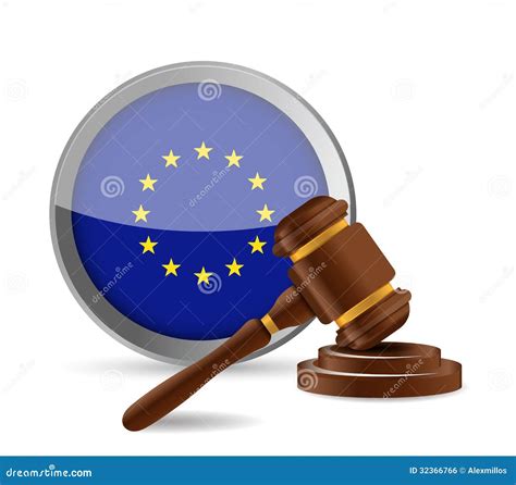 european law concept illustration design stock illustration