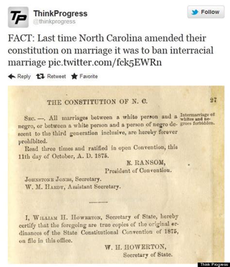 amendment one passes shocking fact about north carolina s