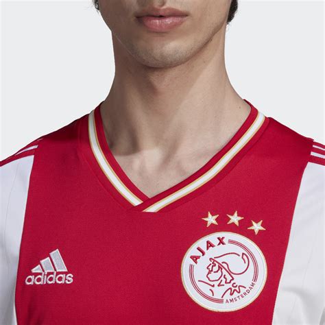 clothing ajax amsterdam  home jersey red adidas south africa