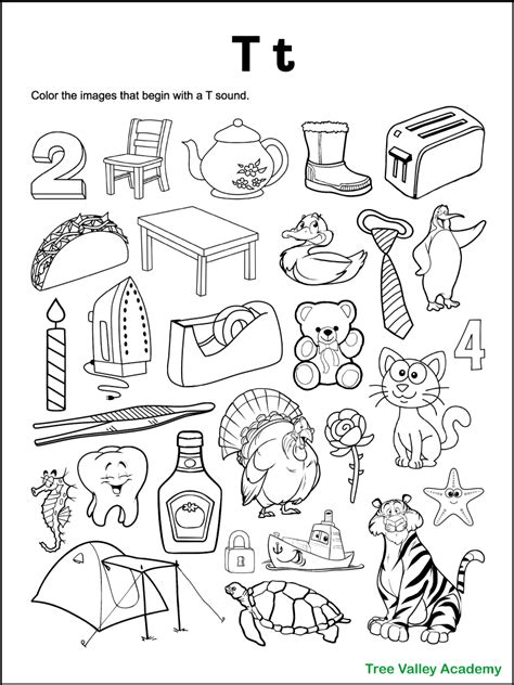 letter  sound worksheets tree valley academy