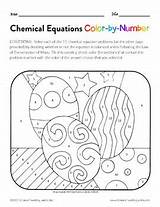 Color Equations Number Chemical Teks 5f sketch template