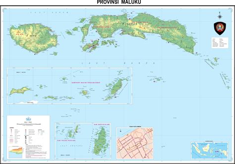 peta kota peta provinsi maluku