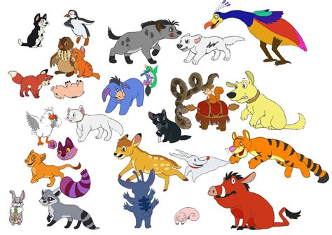 animal cartoon characters names image temal