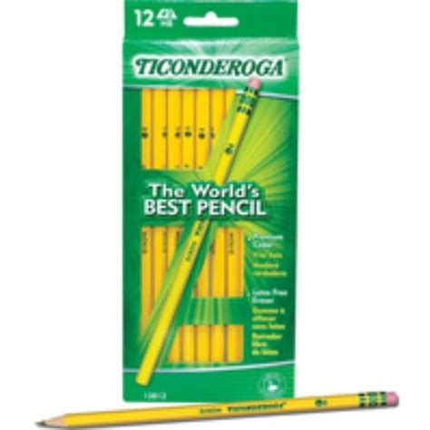 pencil ticonderoga  dixon  pack ticonderoga pencil  hard  dixon