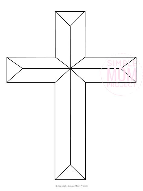printable cross templates  coloring sheets    images