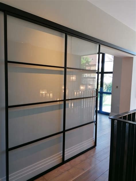 sliding glass doors wall partition custom doors modern interior