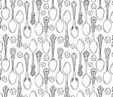 Sugar Coloring Book Style Spoonful Spoonflower Fabric Heatherdutton sketch template