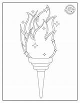 Olympics Olympic Torch Rings Let sketch template