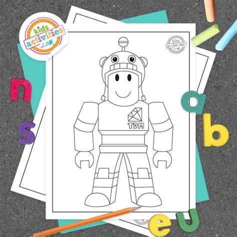 roblox coloring pages  kids  print color kids activities blog