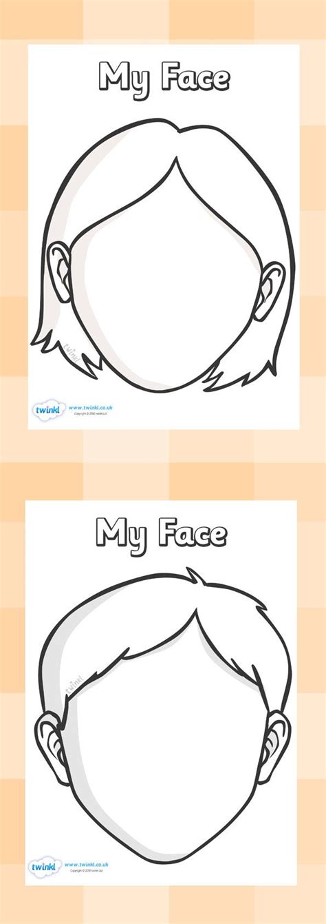 blank face template  versatile tool  artistic  educational