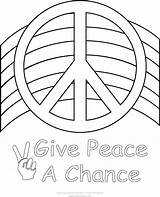 Coloring Pages Peace Sign Print Symbol Printable Book Color Girls Kids Sheets Bible Sheet Drawing Rainbow Signs Own Click Online sketch template