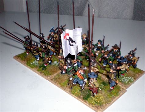 analogue hobbies  kentg mm english civil war pike  shot regiments  points