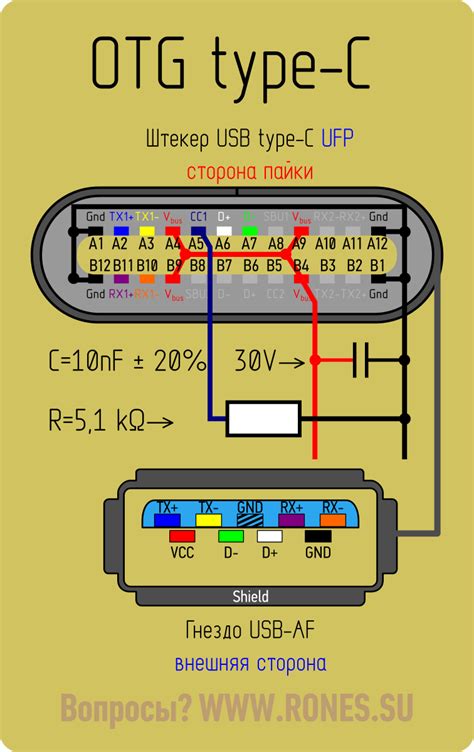 usb type  wiring diagram dosaga