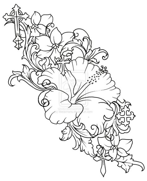 hibiscus coloring pages  evelynin geneva