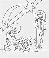 Sauvage27 Nativity sketch template