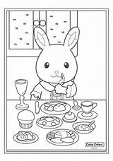 Coloring Critters Pages Sylvanian Families Calico Printable Coffee Family Critter Kids Fun Breakfest Food Colouring Print Sheets Activity Kleurplaat Calicocritters sketch template