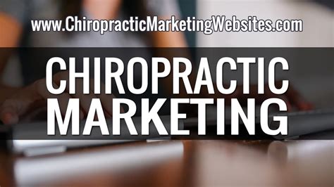 chiropractic marketing youtube