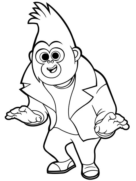sing  johnny coloring page  printable coloring pages  kids