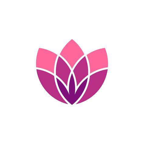 lotus  lily flower decorative logo template illustration design vector eps
