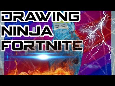 draw ninja fortnite  menggambar ninja fortnite youtube