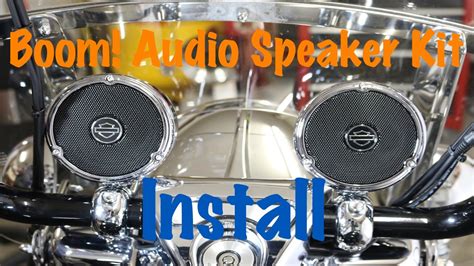 install harley davidson boom audio cruiser amp speaker kit complete tutorial youtube