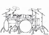 Drums Linnmon sketch template