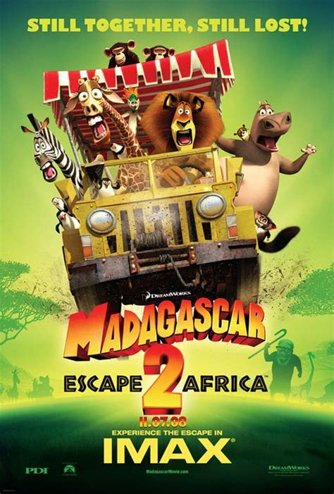 Madagascar Escape 2 Africa Movie Poster 2 Of 3 Imp Awards