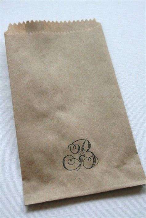 qty  extra small recycled brown paper flat  intheclear small brown paper bags