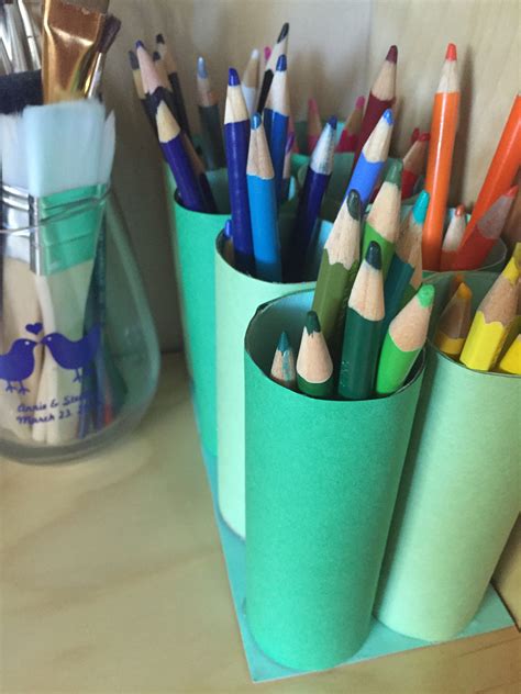 complete homemade colored pencil holder  program diy tips  picture