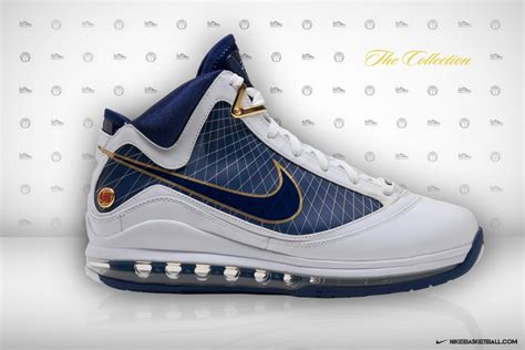 air max lebron vii  white navy official release date nike lebron
